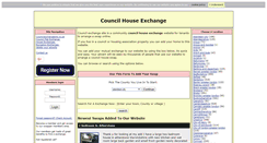 Desktop Screenshot of councilexchangesite.co.uk