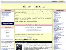 Tablet Screenshot of councilexchangesite.co.uk